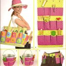 Simplicity 2632 Sewing Pattern for Garden Accessories Tote, Wall & Bucket Caddy, Tool Belt & Hat