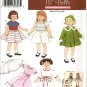 Simplicity 3929 SEWING PATTERN FOR 18" Doll  Clothes
