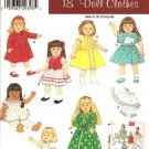 Simplicity 4347  Craft Sewing Pattern for 18" Doll Clothes