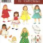 Simplicity 4347  Craft Sewing Pattern for 18" Doll Clothes