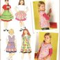 SIMPLICITY 4286 SEWING PATTERN FOR CHILD'S APRONS SZ 3, 4, 5, 6, 7, 8