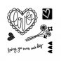 Loving More Each Day Clear Stamp