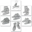 BUTTERICK B5233 HISTORICAL FOOTWEAR