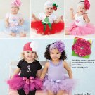 SIMPLICITY 1956 Sewing Pattern for Babies Tutu and appliques SZ 1 month to 18 months