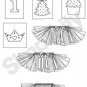SIMPLICITY 1956 Sewing Pattern for Babies Tutu and appliques SZ 1 month to 18 months