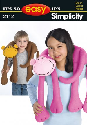 SIMPLICITY 2112 Craft Pattern for Neck Pillow
