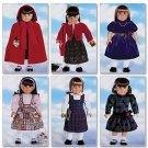 BUTTERICK B5587 18" (46cm) Doll Clothes