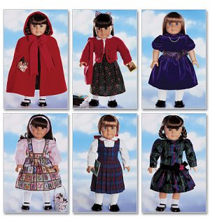 BUTTERICK B5587 18" (46cm) Doll Clothes