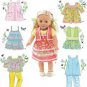 SIMPLICITY 2296 Craft Pattern for 18" Doll Clothes