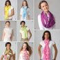 SIMPLICITY 2170 SEWING PATTERN FOR  MISSES'  SCARVES