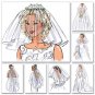 BUTTERICK B4487 MISSES' VEIL SIZE OSZ