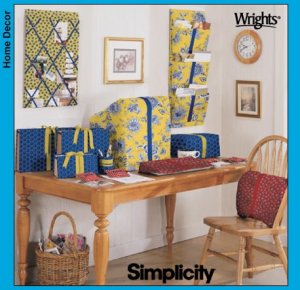 SIMPLICITY 9750 SEWING PATTERN FOR HOME ORGANIZERS