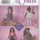 SIMPLICITY 8541 SEWING PATTERN FOR 18" Doll Clothes