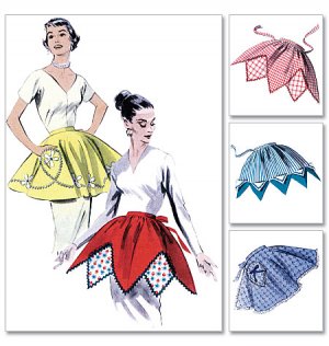 BUTTERICK B5435  Retro Aprons  Sml - Med - Lrg