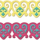 Spellbinders BORDERABILITIES RENAISSANCE HEARTS Dies Template S4-215