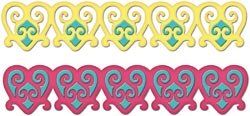 Spellbinders BORDERABILITIES RENAISSANCE HEARTS Dies Template S4-215