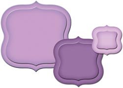 Spellbinders PRESTO PUNCH LABELS A Template P3-008