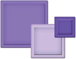 Spellbinders PRESTO PUNCH SQUARES Template P3-002