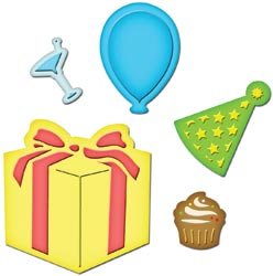 Spellbinders PRESTO PUNCH PARTY PACK Template P5-003