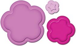 Spellbinders PRESTO PUNCH FLOWERSTemplate P3-007
