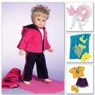 MCCALLS M4896 CRAFT SEWING PATTERN FOR 18"  DOLL CLOTHES