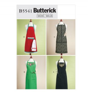 BUTTERICK B5541 APRONS- RACHEL WALLIS  SZ: SML-MED-LRG