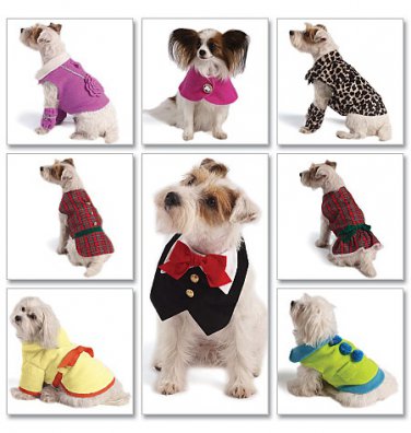 MCCALLS M5998  SEWING PATTERN FOR PET CLOTHES
