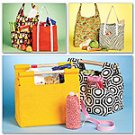 MCCALLS M5898 Sewing Pattern for Market Totes and Bottle Carrier
