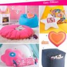 SIMPLICITY 5105 Sewing Pattern for Teen Room -Ottoman, Bean Bag Chair, Floor Pillow + more