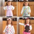 SIMPLICITY 2699 SEWING PATTERN FOR CHILD'S APRONS SZ 1/2-1-2-3-4