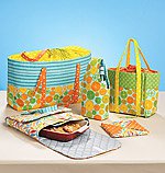 MCCALLS M6338 SEWING PATTER FOR Carriers, Hot Pad, BOTTLE CARRIER and Picnic Totes