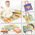 MCCALLS M6340 CRAFT PATTERN - BABY Pillow, Mini Quilt, Zip Case and Diaper/Tote Bag
