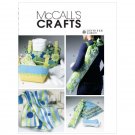MCCALLS M6372 PATTERN FOR Quilt, Cushion In 3 Sizes, Mat Carrier, Basket In 2 Sizes and Neck Roll