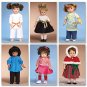MCCALLS M6006 CRAFT SEWING PATTERN FOR 18" DOLL CLOTHES