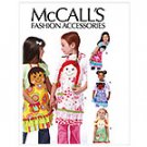 MCCALLS M6662 Sewing Pattern for Children's/Girls'-Aprons, SZ 3, 4, 5, 6, 7, 8