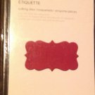 Lifestyle Crafts QuicKutz LABEL No. RS-0947