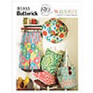 BUTTERICK B5933 SEWING PATTERN FOR PILLOW, PANT, HAT, TOTE by Waverly