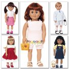 BUTTERICK B3491 Sewing Pattern For  18" Doll Clothes