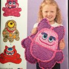 SIMPLICITY 1237 Sewing Pattern for RAG QUILT'S  - 4 different Monsters
