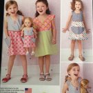 Simplicity 1379 Sewing Pattern for Child's Dress sz 3 - 8  and Dress for 18" Doll