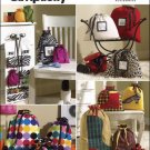 SIMPLICITY 2667 SEWING PATTERN FOR ORGANIZERS & BAGS