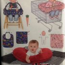 Simplicity 4225 Pattern for Baby Accessories: Pillow Cover, Quilt, Bunny, Seat Covers, Carrot