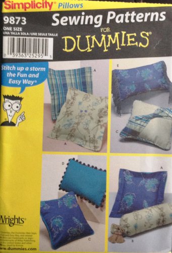 SIMPLICITY 9873 Sewing Pattern for Home Decorating - PILLOWS