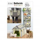 Butterick B5867 Sewing Pattern for Toy, Organizer, House, Mat and Carry Bag