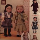 SIMPLICITY J0672 Sewing Pattern for 18" Doll Clothes