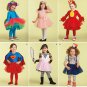 SIMPLICITY 1302 SEWING PATTERN FOR COSTUME WITH KNIT LEGGINGS ANGRY BIRD, PIRATE, SUPER HERO