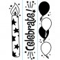 Darice Embossing Folder -3 pieces: birthday pack - 1217-79