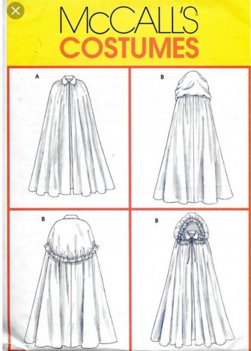 MCCALLS M4698 COSTUME SEWING PATTERN -MISSES' CAPES