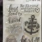American Crafts Clear Stamps 1 package - Bible Journaling