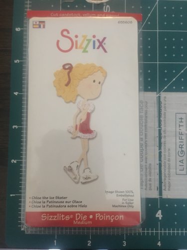 Sizzix - Sizzlits Chloe the Ice Skater - Individual Medium Die 655608